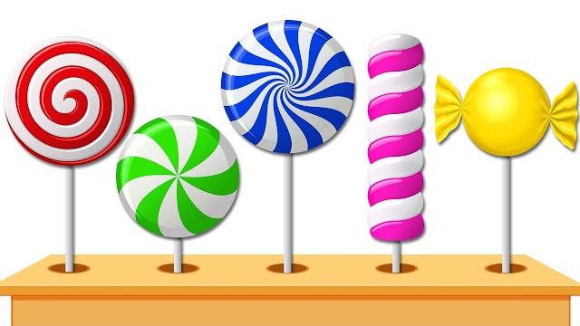 Learn colors with lollipops candies popping | ep 5 - best learning videos for toddlers Learn colors with lollipops candies popping | ep 5 - best learning videos for toddlers
