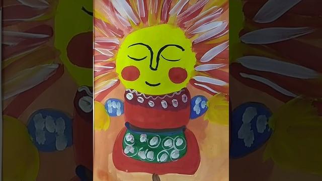 Дети рисуют. масленица Дети рисуют. масленица