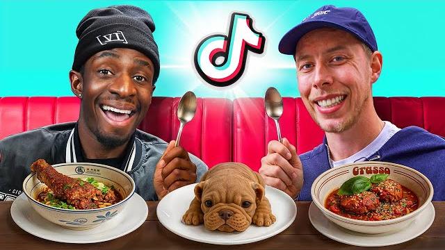 Trying viral tiktok food with calfreezy! Trying viral tiktok food with calfreezy!