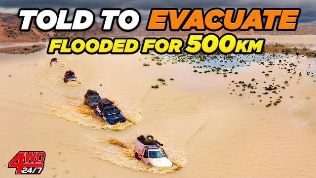 4wds abandoned in worst desert flood… desperate escape attempt 4wds abandoned in worst desert flood… desperate escape attempt