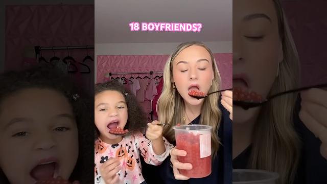 She has 18 boyfriends omg? #sister #food #boba She has 18 boyfriends omg? #sister #food #boba