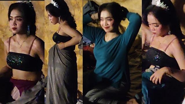 Di balik layar - ganti baju - mban wisma kuncoro Di balik layar - ganti baju - mban wisma kuncoro