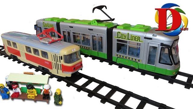 Открываем игрушки машинки городской трамвай с гармошкой dickie toys city liner обзор новый мультик. Открываем игрушки машинки городской трамвай с гармошкой dickie toys city liner обзор новый мультик.