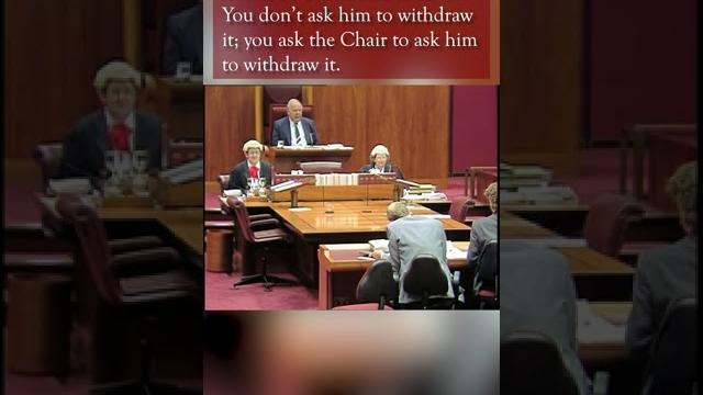 Senate #shorts - "what's your point of order?" Senate #shorts - "what's your point of order?"