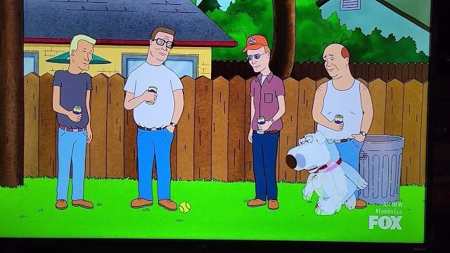 King of the hill on family guy King of the hill on family guy