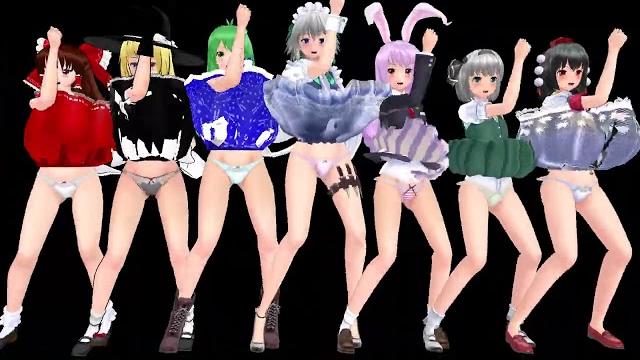 【東方mmd】自機組でelect 【東方mmd】自機組でelect