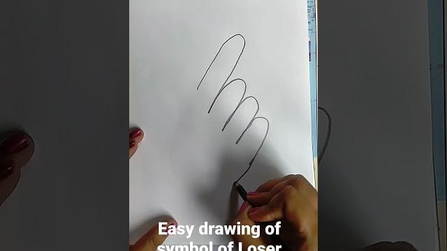 How to draw the 'loser' symbol How to draw the 'loser' symbol