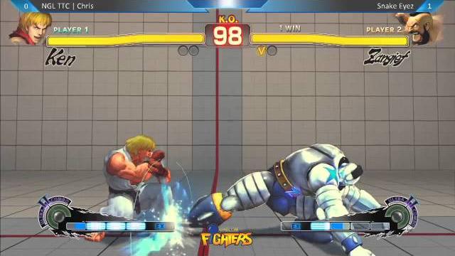 Usf4 ngl ttc chris vs snake eyez - location test Usf4 ngl ttc chris vs snake eyez - location test