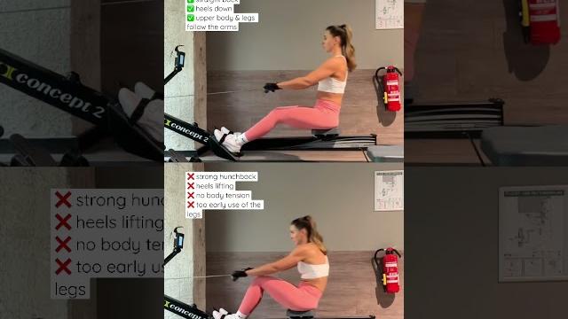 Right vs wrong - rowing machine #cardio #cardioworkout #rowing #rowingworkout #cardiofitness Right vs wrong - rowing machine #cardio #cardioworkout #rowing #rowingworkout #cardiofitness
