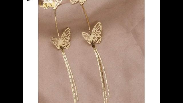 Butterfly style earrings for girls ️️ #fashion #stylish #fashionland #earrings #trendingshorts Butterfly style earrings for girls ️️ #fashion #stylish #fashionland #earrings #trendingshorts