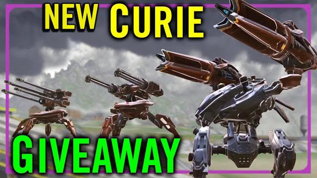 New robot curie giveaway & gameplay - war robots wr New robot curie giveaway & gameplay - war robots wr