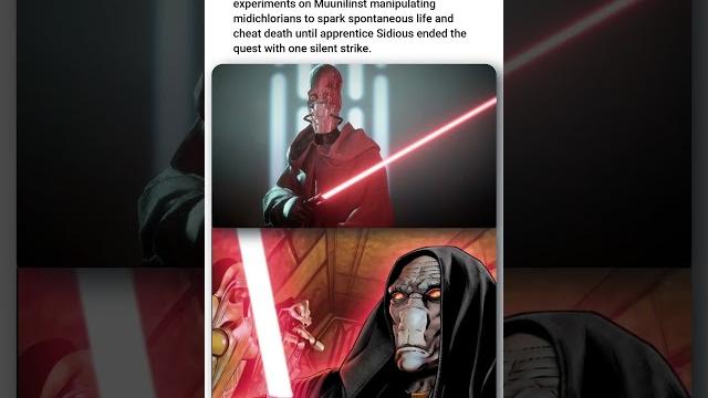 Darth plagueis bred immortality in secret labs Darth plagueis bred immortality in secret labs