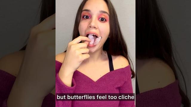 Oops! she ate a butterfly?! Oops! she ate a butterfly?!