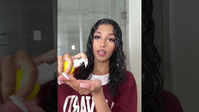 Try this curly hair routine Try this curly hair routine