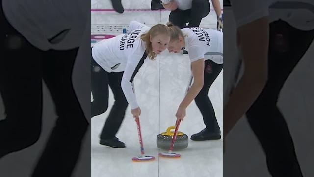 When your curling game is too strong... #gangwon2024 When your curling game is too strong... #gangwon2024