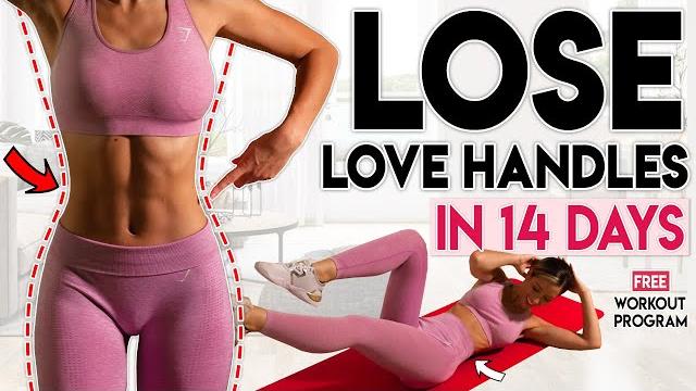 Lose love handles and belly fat in 14 days | home workout Lose love handles and belly fat in 14 days | home workout