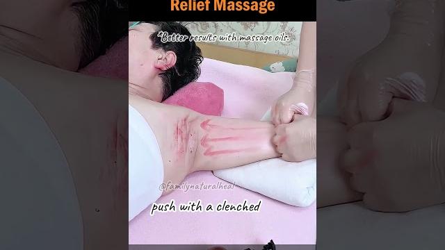 Step by step armpit relief massage Step by step armpit relief massage