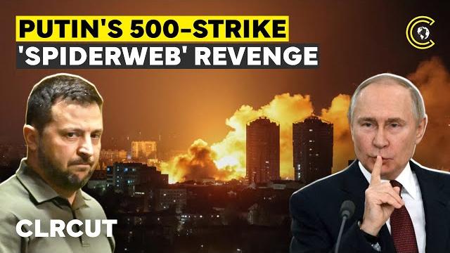 Ukraine burns tu-95, tu-22m3 bombers but russia unleashes hell with 450 drones, 45 missiles | clrcut Ukraine burns tu-95, tu-22m3 bombers but russia unleashes hell with 450 drones, 45 missiles | clrcut