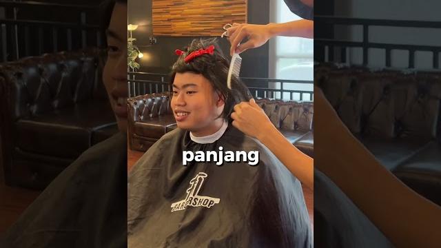 Potong rambut pake rambut palsu Potong rambut pake rambut palsu