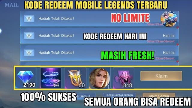 Buruan redeem! kode redeem ml terbaru kode redeem mobile legends code redeem ml hari ini mlbb new Buruan redeem! kode redeem ml terbaru kode redeem mobile legends code redeem ml hari ini mlbb new