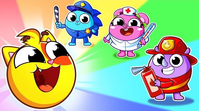Learn colors with occupations songrainbow jobs | kids songs and nursery rhymes by baby zoo Learn colors with occupations songrainbow jobs | kids songs and nursery rhymes by baby zoo