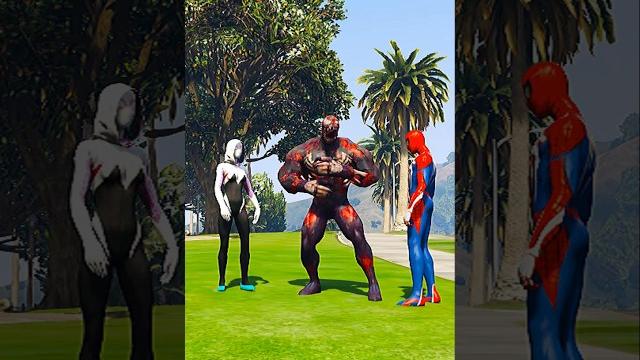 Spider man and spider woman vs zombie venom ️ | marvel animation | rhythm box | marvel toys Spider man and spider woman vs zombie venom ️ | marvel animation | rhythm box | marvel toys