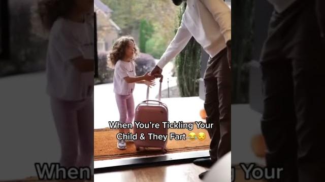 When tickling your kid goes wrong #shorts #fart #prank When tickling your kid goes wrong #shorts #fart #prank