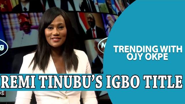 Remi tinubu conferred igbo title “ugosimba 1” enugu+tinubu tells wike to ignore busybodies w/ojyokpe Remi tinubu conferred igbo title “ugosimba 1” enugu+tinubu tells wike to ignore busybodies w/ojyokpe