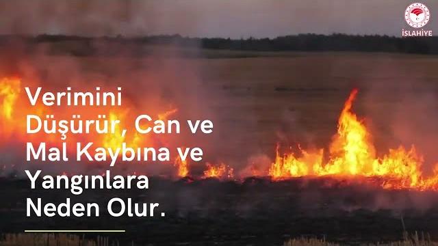Anız yakan geleceğini yakar! Anız yakan geleceğini yakar!