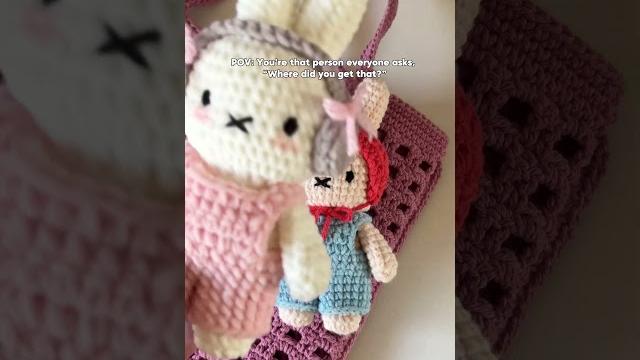 And you proudly answer "i made it myself" #amigurumi #crochetpattern #miffy #yarn #diy #crafts And you proudly answer "i made it myself" #amigurumi #crochetpattern #miffy #yarn #diy #crafts