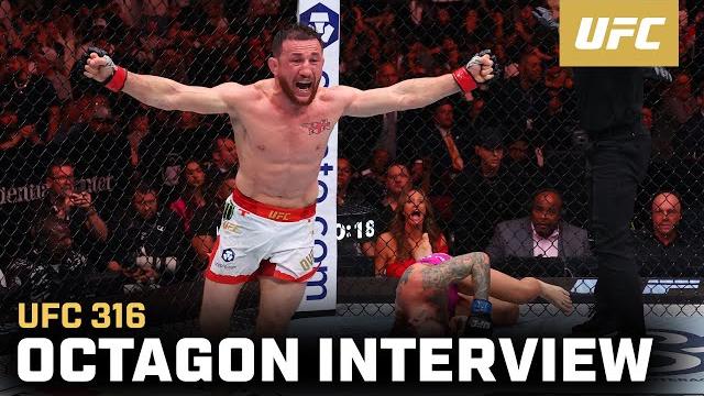 Merab dvalishvili octagon interview | ufc 316 Merab dvalishvili octagon interview | ufc 316