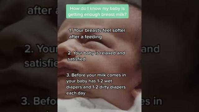 How do i know if my baby is getting enough breast milk How do i know if my baby is getting enough breast milk