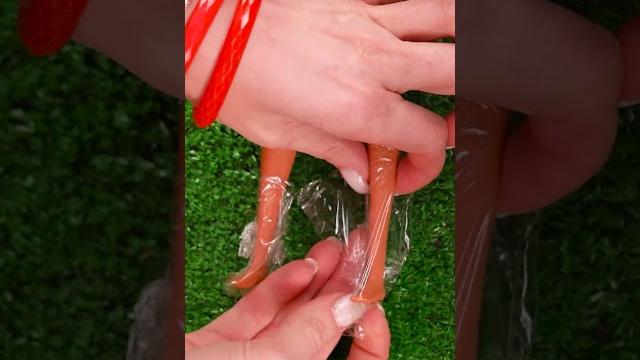 Rainbow shoes for your doll! diy life hack #shorts Rainbow shoes for your doll! diy life hack #shorts