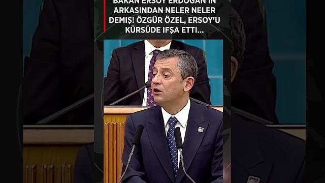 Bakan ersoy, erdoğan'ın arkasından neler neler demiş! özgür özel, ersoy'u kürsüde ifşa etti... Bakan ersoy, erdoğan'ın arkasından neler neler demiş! özgür özel, ersoy'u kürsüde ifşa etti...