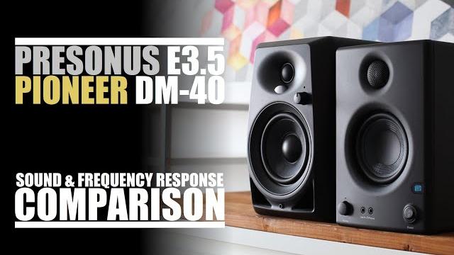 Pioneer dm-40 vs presonus eris e3.5 || sound, distortion & frequency response comparison Pioneer dm-40 vs presonus eris e3.5 || sound, distortion & frequency response comparison