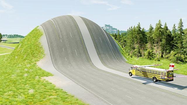 Mobil vs bumps #14 - beamng drive Mobil vs bumps #14 - beamng drive