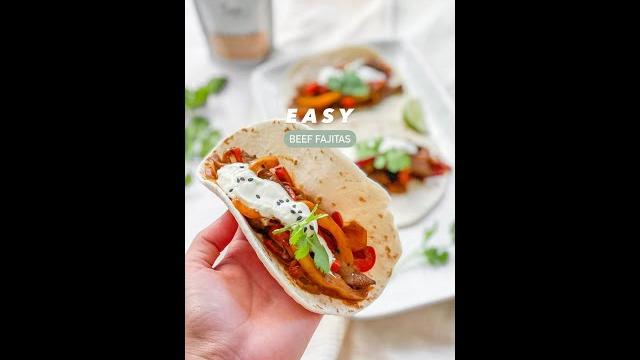 Easy beef fajitas Easy beef fajitas