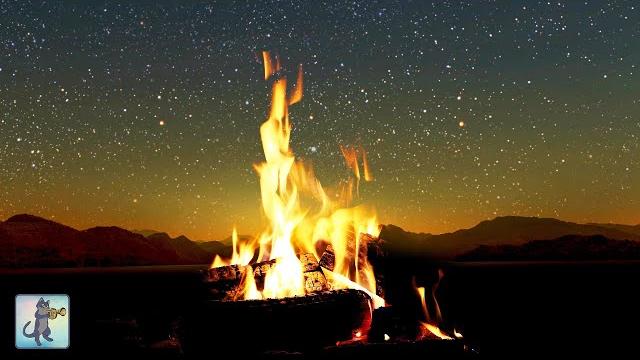 Cozy campfire relaxing fireplace sounds burning fireplace & crackling fire sounds (no music) Cozy campfire relaxing fireplace sounds burning fireplace & crackling fire sounds (no music)