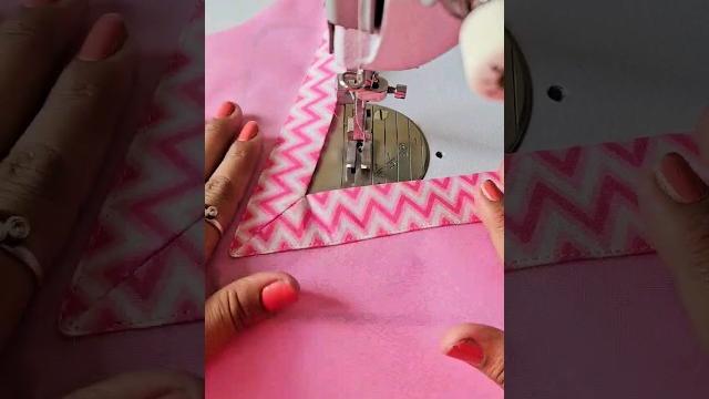 Sewing tips and tricks for v neck design for kurti and suit | kam time me v neck bnana #shorts Sewing tips and tricks for v neck design for kurti and suit | kam time me v neck bnana #shorts