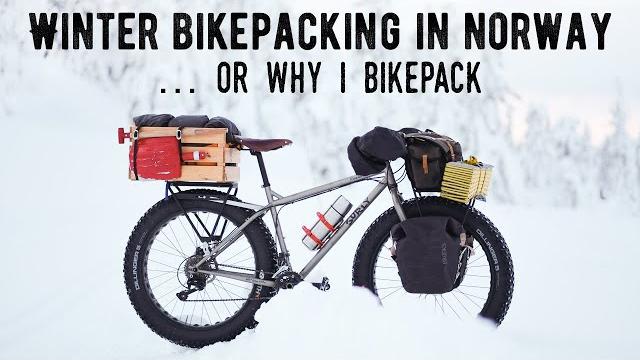 Winter bikepacking to a local mountain in norway Winter bikepacking to a local mountain in norway