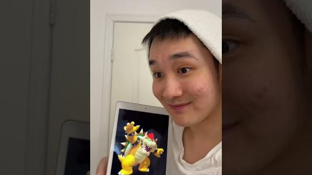 Baby imitates nintendo characters Baby imitates nintendo characters