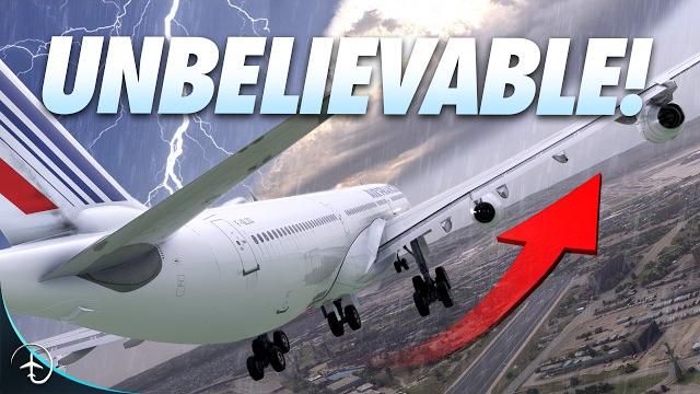 The plane or the storm, who wins?! The plane or the storm, who wins?!