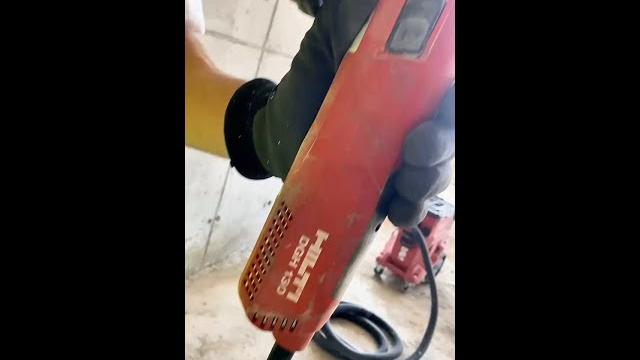 #shorts hilti dgh 130 concrete grinder #shorts hilti dgh 130 concrete grinder