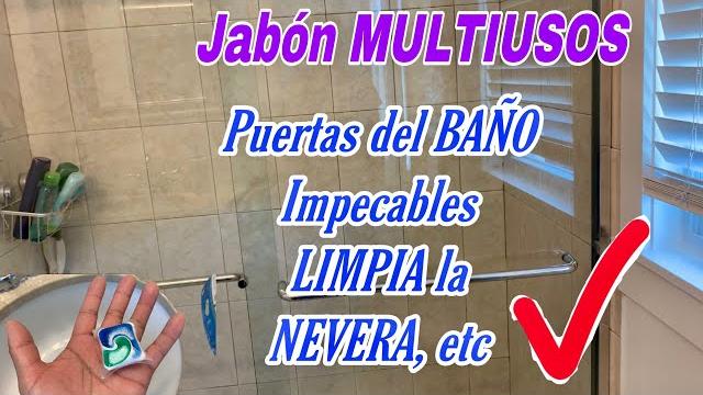 Jabon multiusos deja todo impecable, limpia las puertas de vidrio de la ducha la nevera, etc. Jabon multiusos deja todo impecable, limpia las puertas de vidrio de la ducha la nevera, etc.