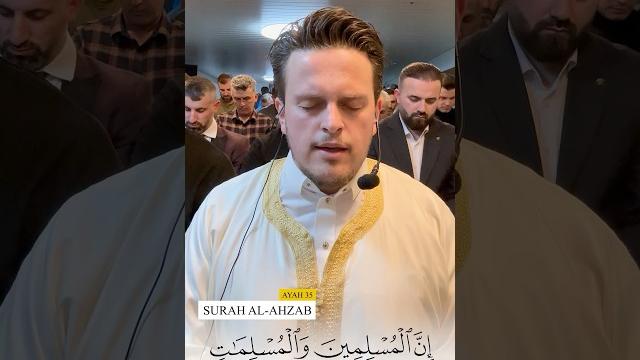 Al-ahzab 35 in taraweeh live 2025 - egzon ibrahimi beautiful quran recitation #egzonibrahimi #quran Al-ahzab 35 in taraweeh live 2025 - egzon ibrahimi beautiful quran recitation #egzonibrahimi #quran