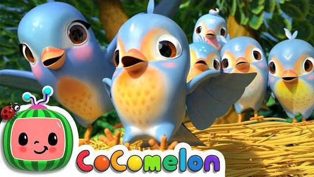 Five little birds 3 | cocomelon nursery rhymes & kids songs Five little birds 3 | cocomelon nursery rhymes & kids songs