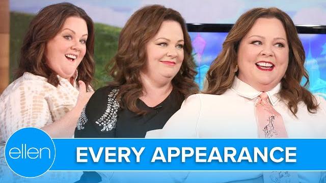 Every time melissa mccarthy appeared on the 'ellen' show Every time melissa mccarthy appeared on the 'ellen' show