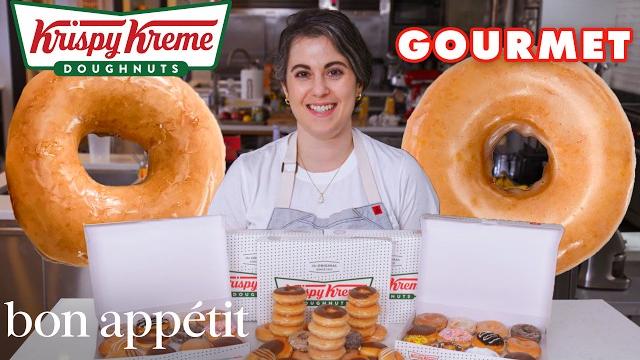 Pastry chef attempts to make gourmet krispy kreme doughnuts | gourmet makes | bon appétit Pastry chef attempts to make gourmet krispy kreme doughnuts | gourmet makes | bon appétit
