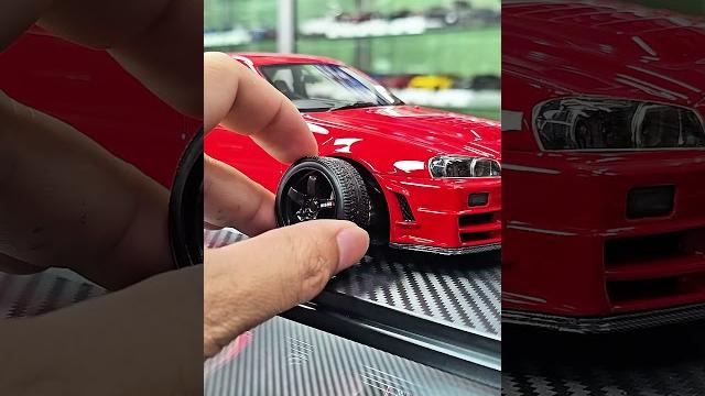 Tutorial how to change front tires 1/18 one model nissan skyline gt-r34 z-tune #r34 #gtr #jdm Tutorial how to change front tires 1/18 one model nissan skyline gt-r34 z-tune #r34 #gtr #jdm