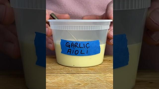 Garlic aioli Garlic aioli